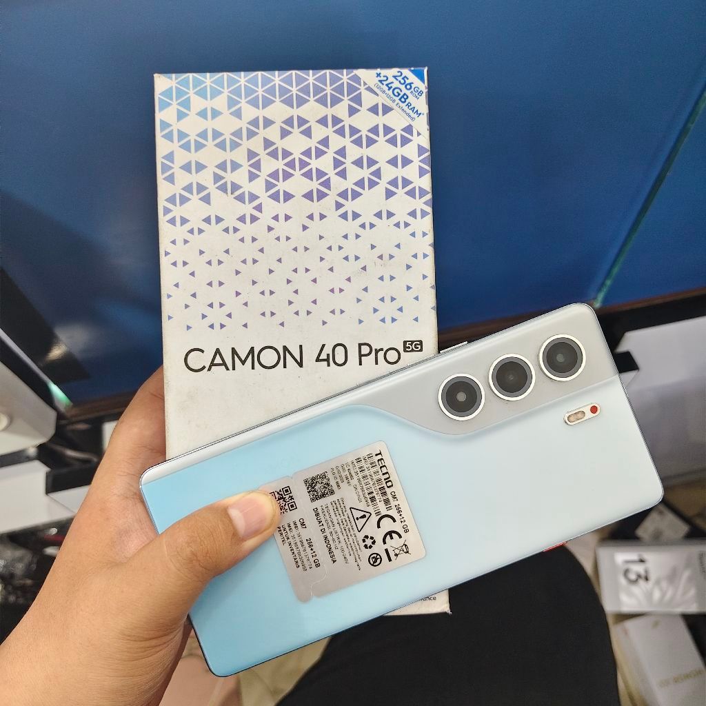 Tecno Camon 40 Pro 5g 12/256 GB Second Fullset Original