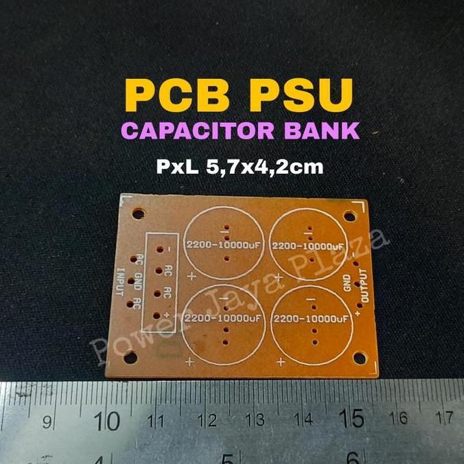 PCB PSU CAPACITOR BANK 4ELCO 4 ELCO ( 2200UF - 10000UF ) PJP79