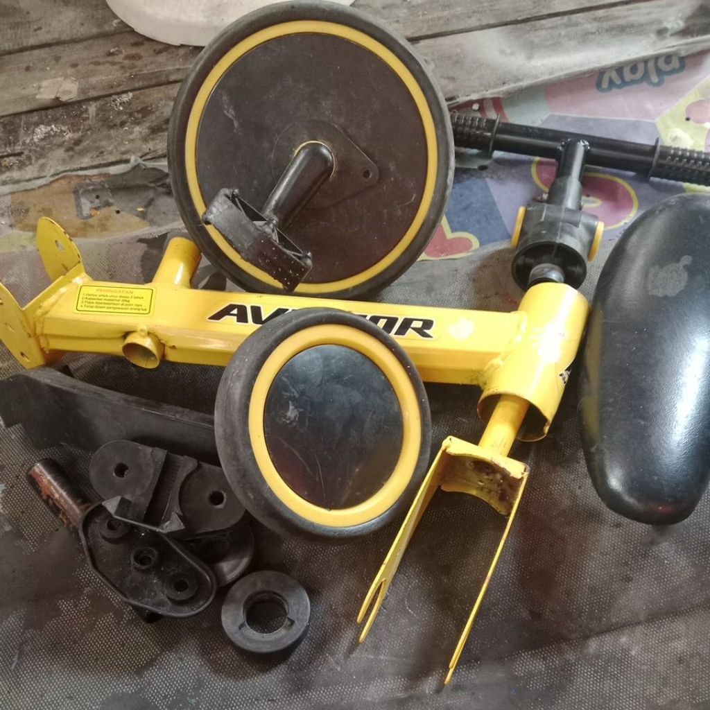 spare part sepeda anak(Balance bike) seken copotan