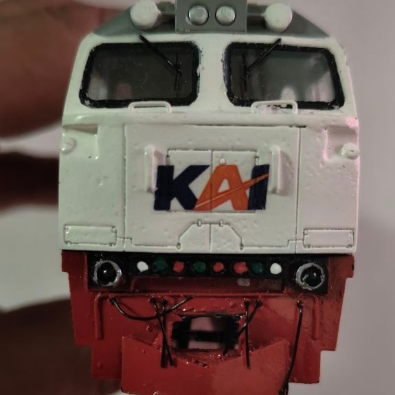 Miniatur Lokomotif Kereta Api Indonesia KAI CC206 Skala HO Medium