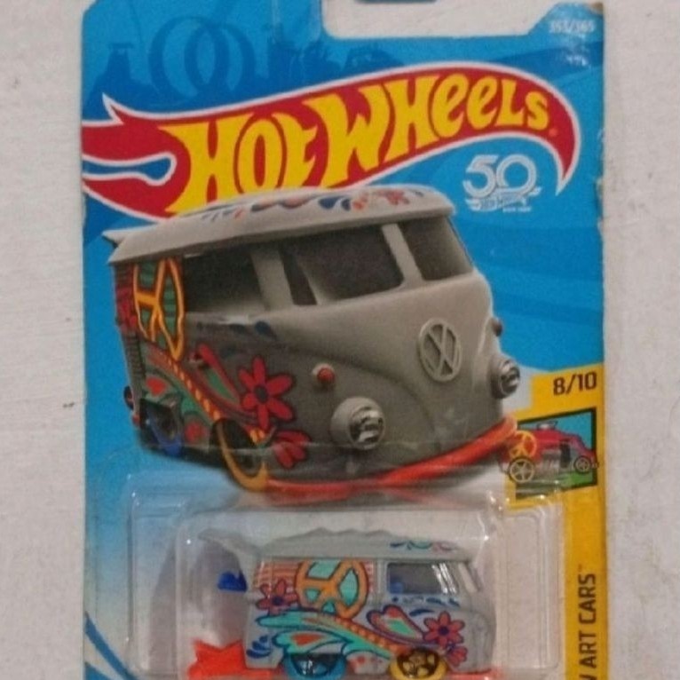 Hot Wheels Kool Kombi US Card Art Cars