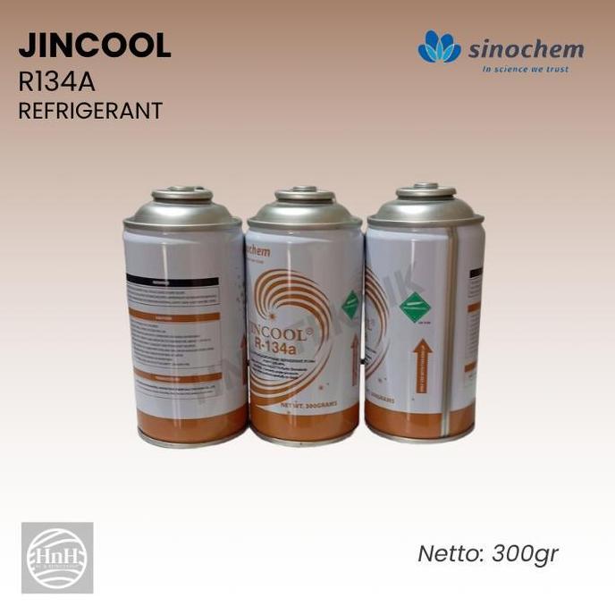 Freon Jincool R134A Kaleng (300G) - Freon Ac Mobil Kulkas Berkualitas