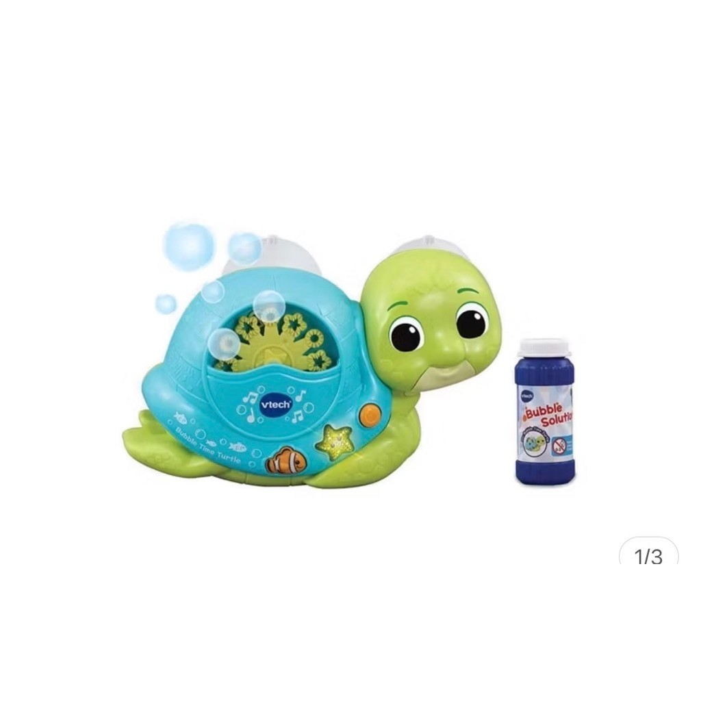 preloved mainan Vtech Bubble time turle - mainan mandi anak