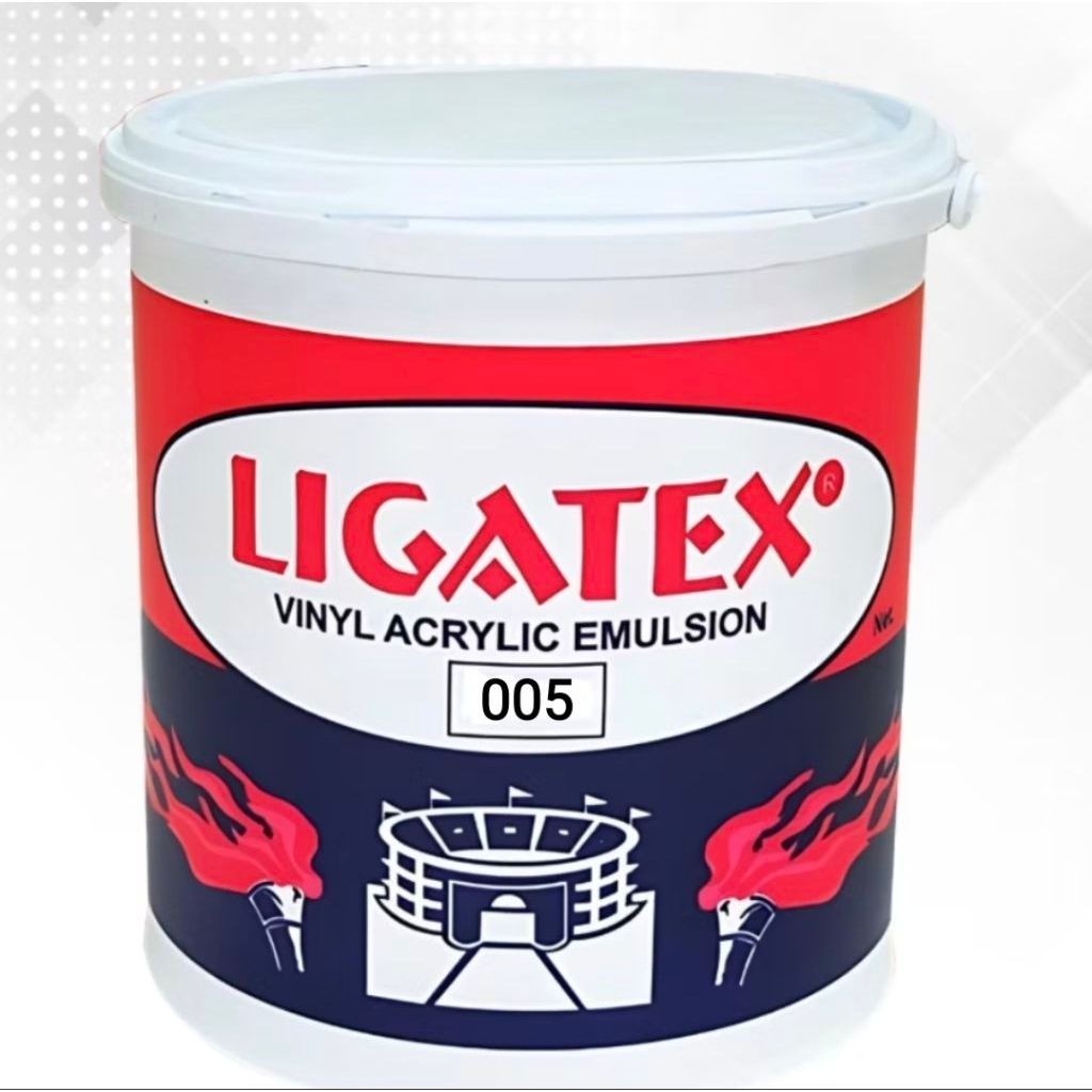 Cat Tembok Ligatex 4 Liter New Sisa Proyek Cream Dan Hitam
