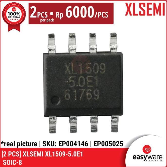 [2 Pcs] Xl1509-5.0E1 Xl1509-5.0 Ic Xl1509 Soic-8 Xlsemi Ic Buck Converter 5V 2A Original