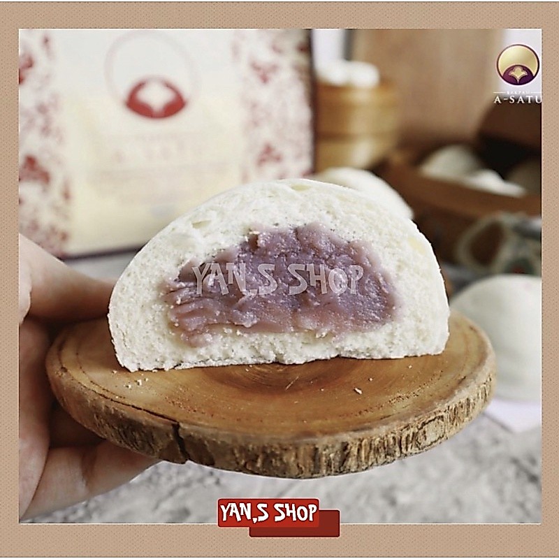 (READY SIAP KIRIM) Bakpau A1 Talas / Bakpau A1 Taro - Bakpao A1 Talas - Bakpao A Satu Legendaris