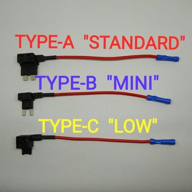 Kabel Cable Fuse Tap Skring Tap Fuse Box Arus Tambahan Asli