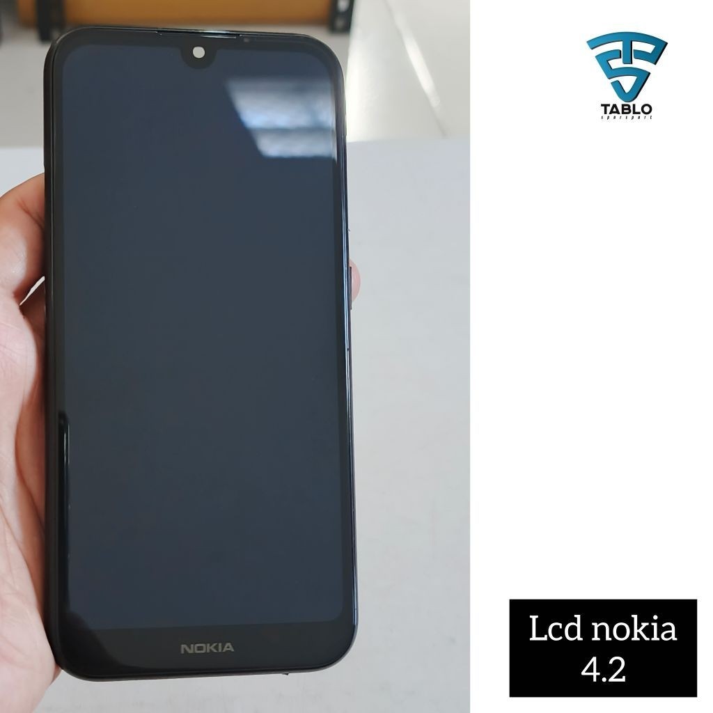 Lcd touchscreen frame Nokia 4.2 second ori copotan hp hidup minus