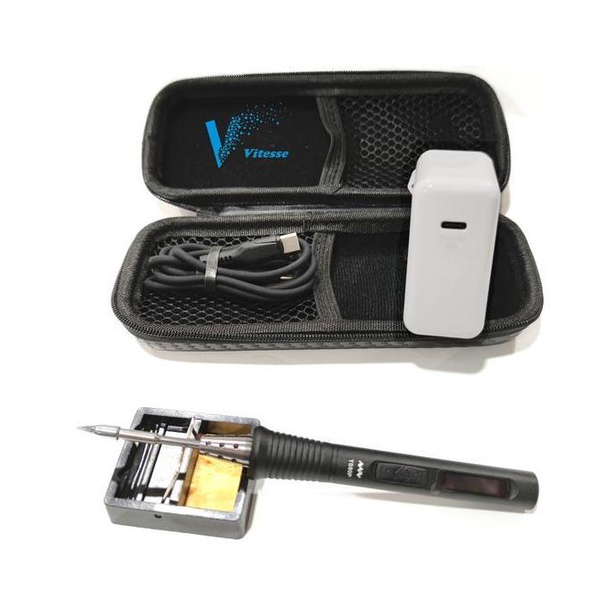 Soldering Iron Miniware Ts80P More -Solder Digital Original +Bag Stand