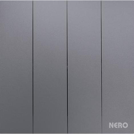 Nero Saklar Vega Grey Q3L1041 - Gr Saklar 4 Gang Nero Vega Q3L Grey Lampu