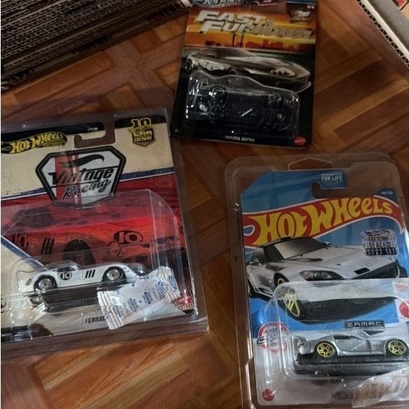 Hotwheels Ferrari Honda S2K Zamac Supra Zamac