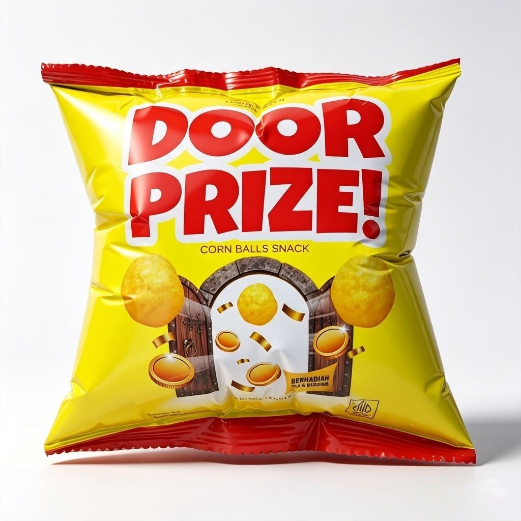 CIKI BERHADIAH [1 RENTENG Isi 10 Bungkus] - Snack Chiki Hadiah Tunai Bila Beruntung Camilan Murah Ec