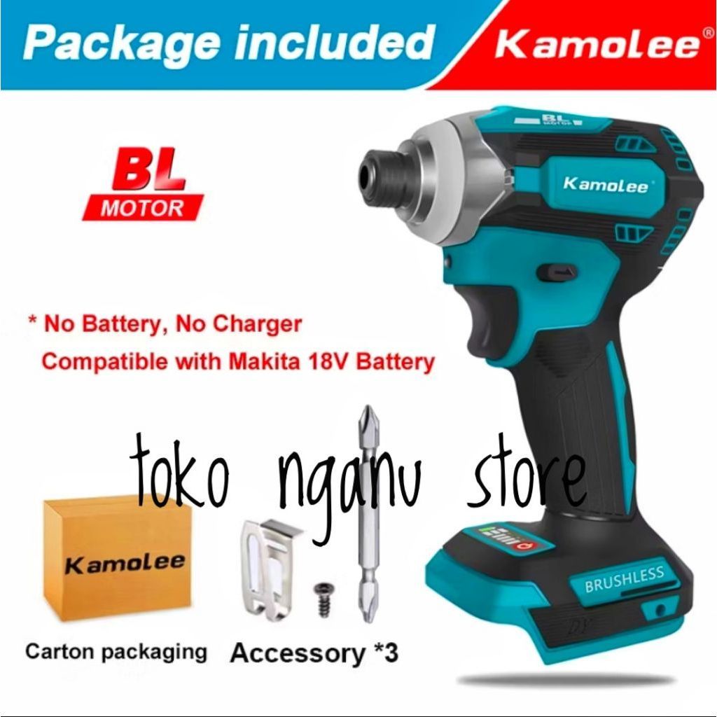 KAMOLEE IMPACT DRIVER KAMOLEE MESIN OBENG ELEKTRIK KAMOLEE