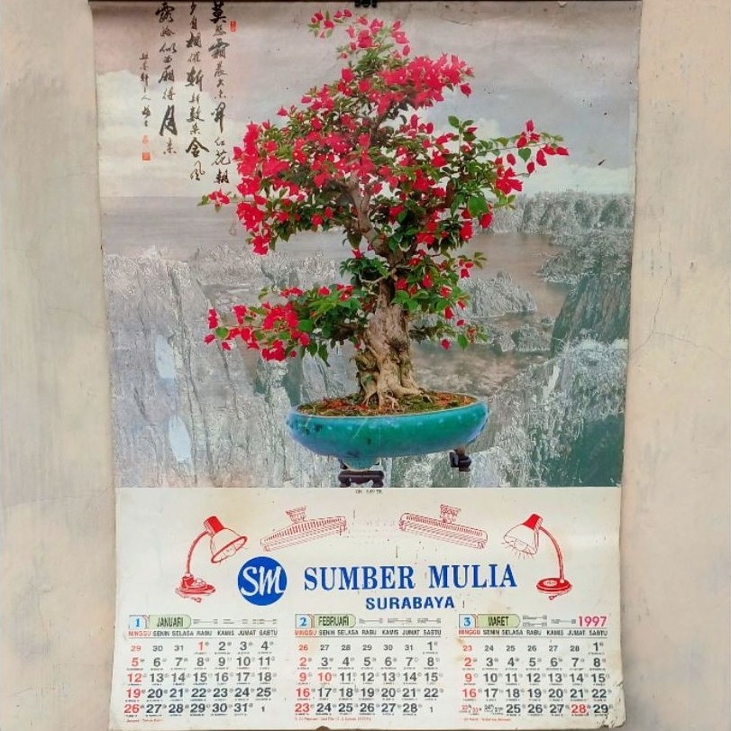 Kalender Jadul Tahun 1997