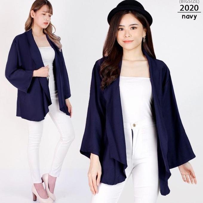 Cardigan Wanita Jumbo / Big Size / Cardigan Jumbo Blazer Jaket Outer Oversize Baju Nyaman