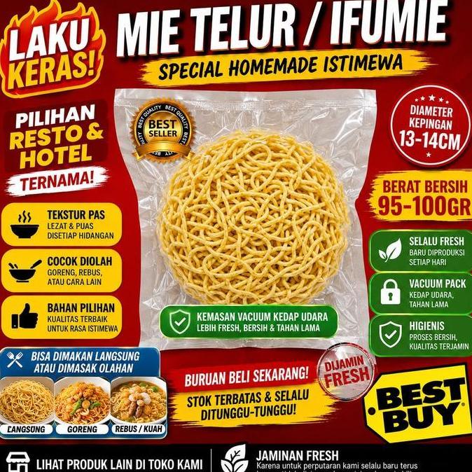 DISKON MIE TELOR / MIE TELUR / IFU MIE / MIE KERING SPESIAL 50 pcs