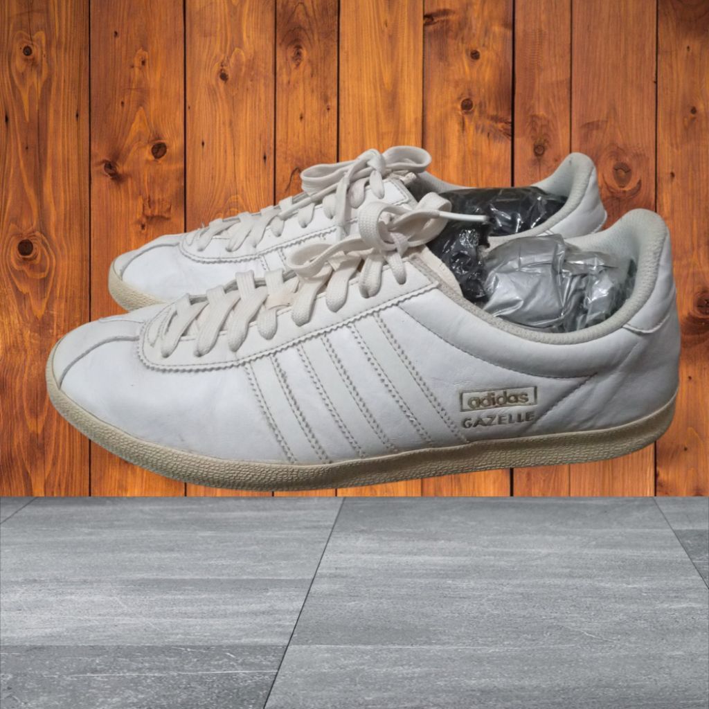 Adidas Gazelle OG White Shoe Men's Sneaker Vintage