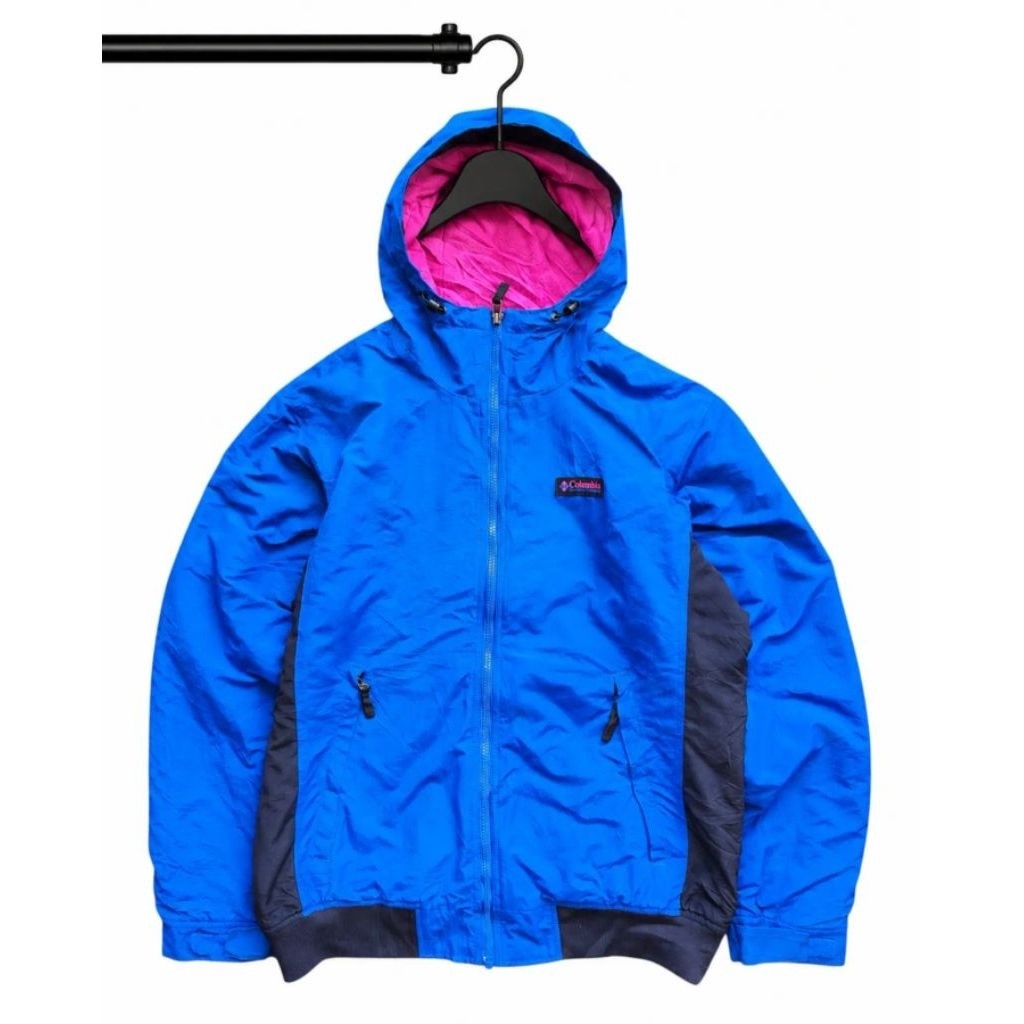 COLUMBIA - Jaket Pria Jaket Windbreaker Pria Biru Size L