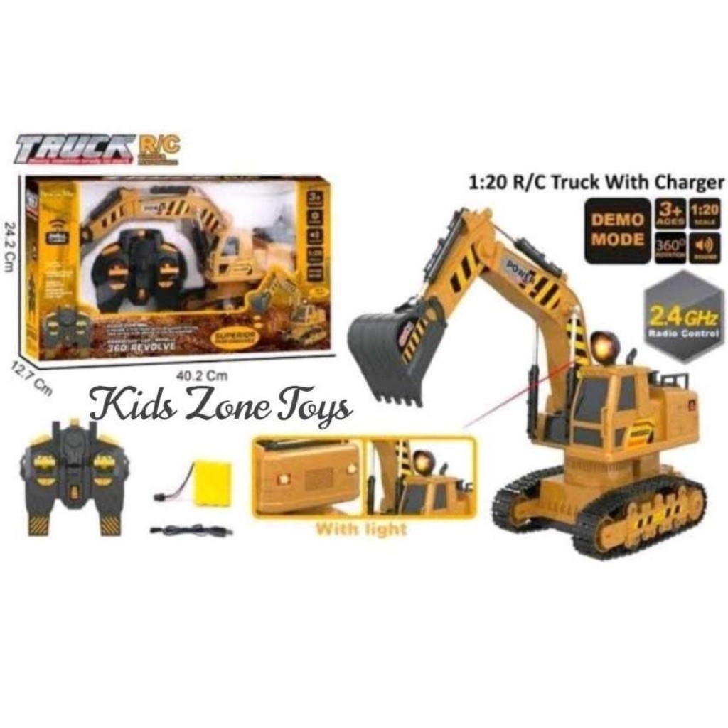 (BISA COD) MAINAN ANAK RC BEKO COKLAT BESAR PR-17445 MAINAN ANAK MOBIL REMOTE TRUCK EXCAVATOR BEKO B