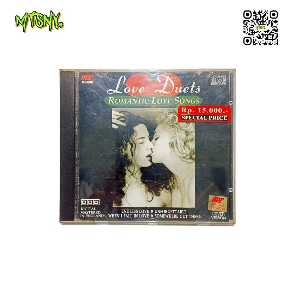 Kaset CD Kompilasi Musik Love Duets Romantic Love Songs
