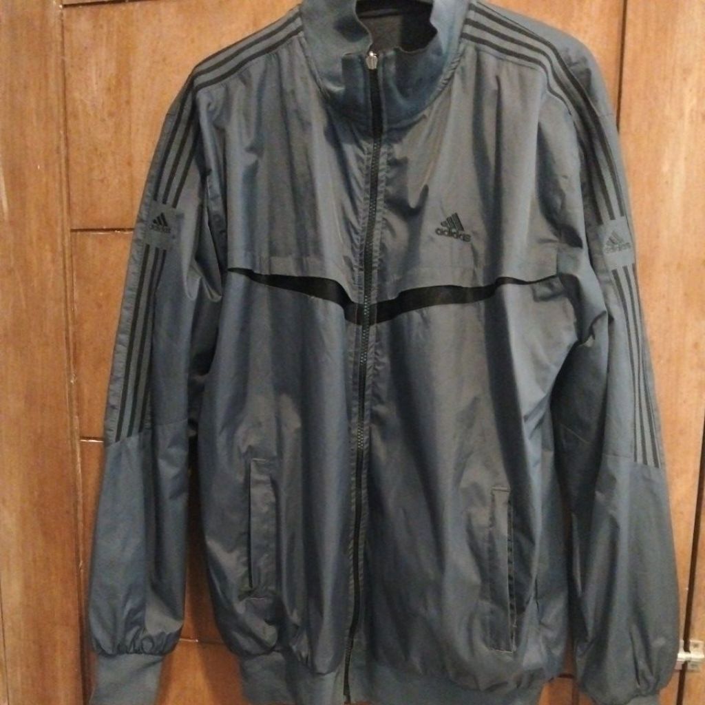 Jaket Windbreaker Adidas Battalion Commander Reversible Big Logo XXL