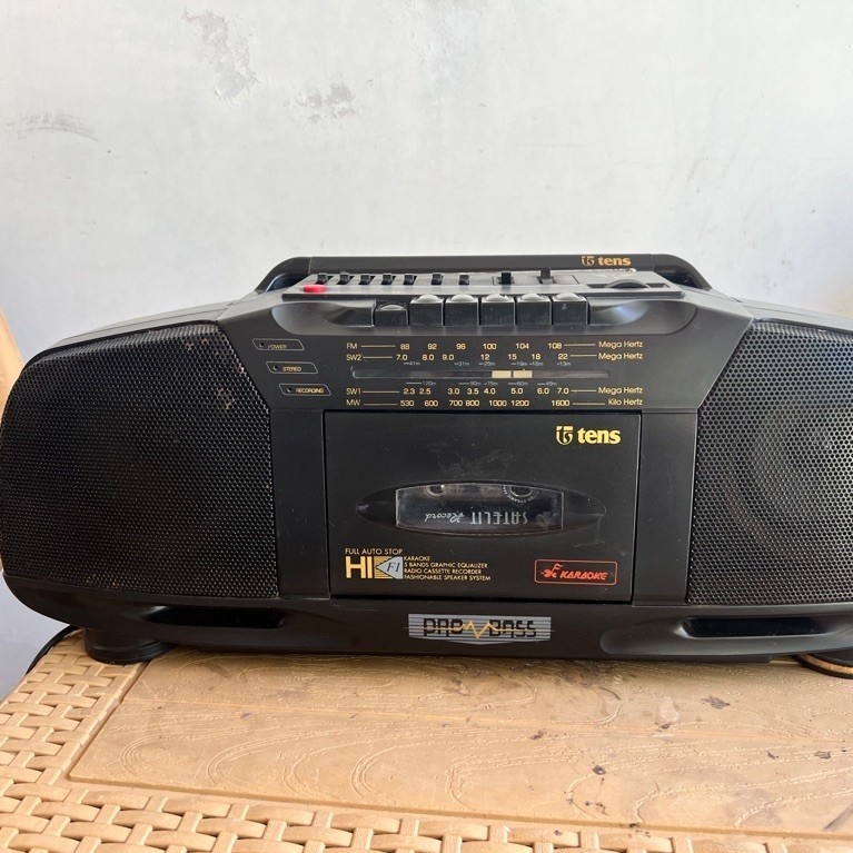 radio mini compo TENS radio dan tape aktif