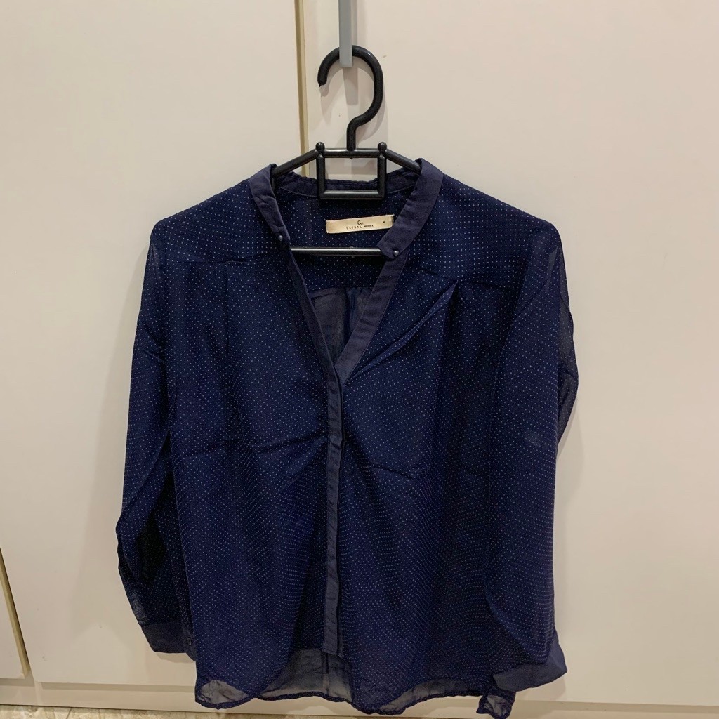 Kemeja Polkadot [GLOBAL WORK]