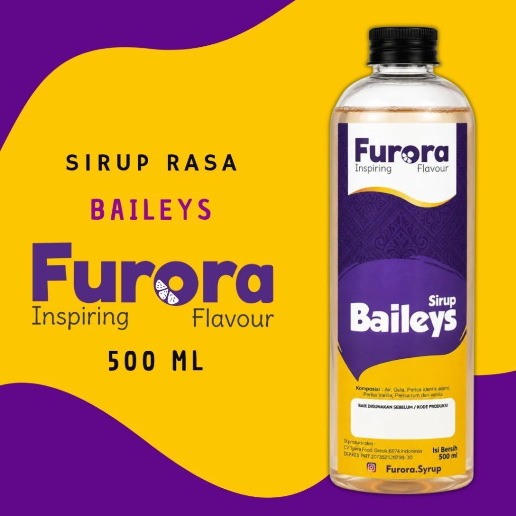 Sirup Baileys 500 ml - Furora Syrup l Sirup Cafe