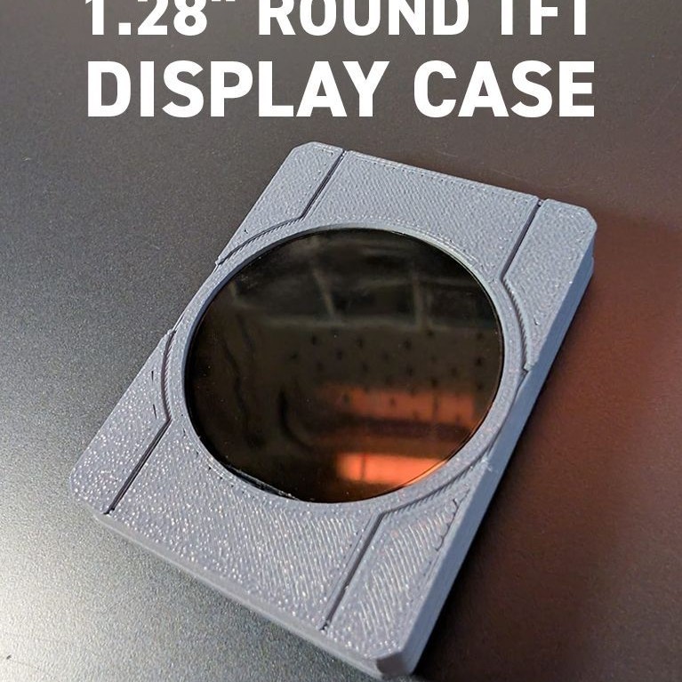 Casing Enclosure Layar TFT Bulat 1.28 Inci. 1.28'' Round TFT Display Case GC9A01