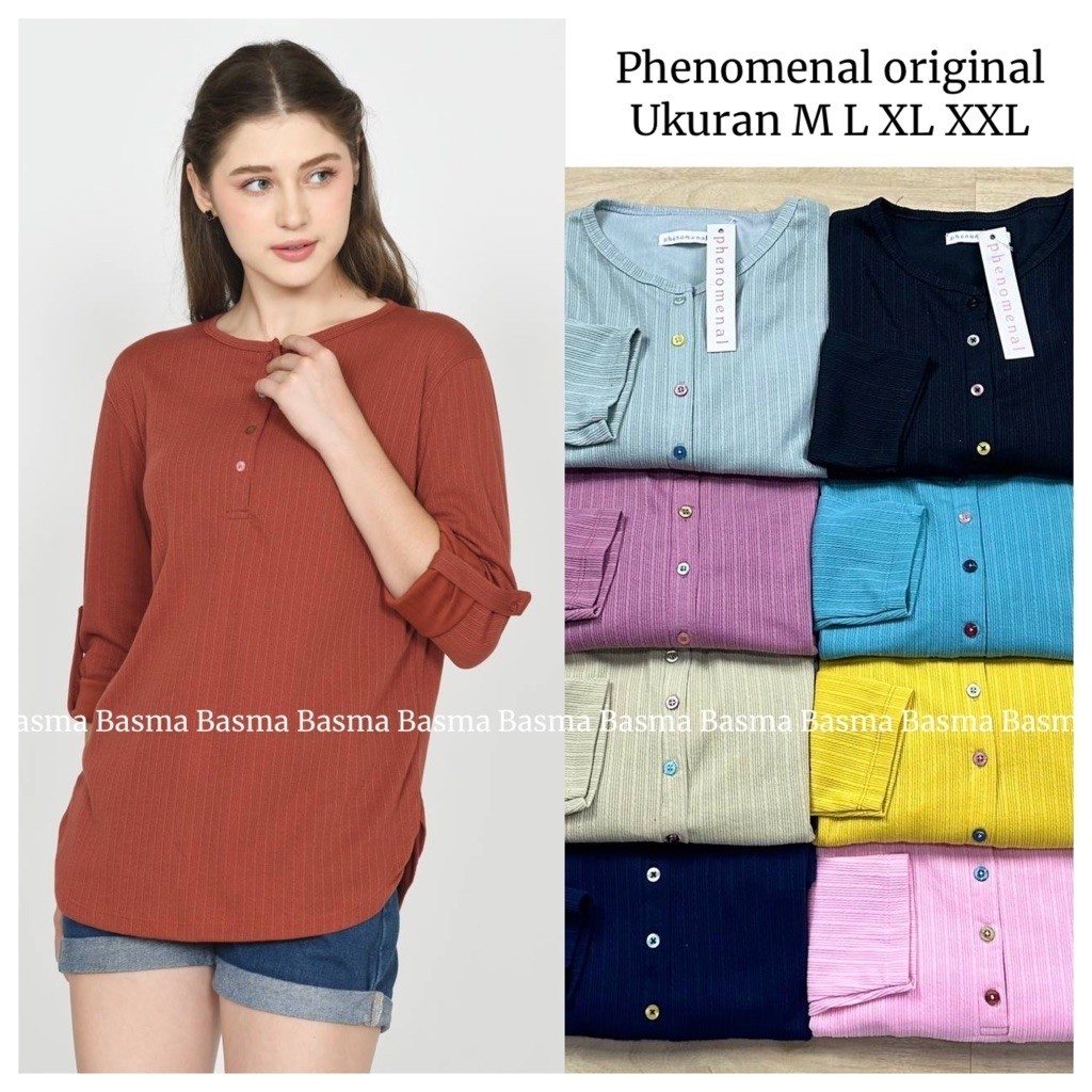 Phenomenal Kaos Phenomenal Wanita Kaos Phenomenal Lengan Panjang Phenomenal Busui Phenomenal