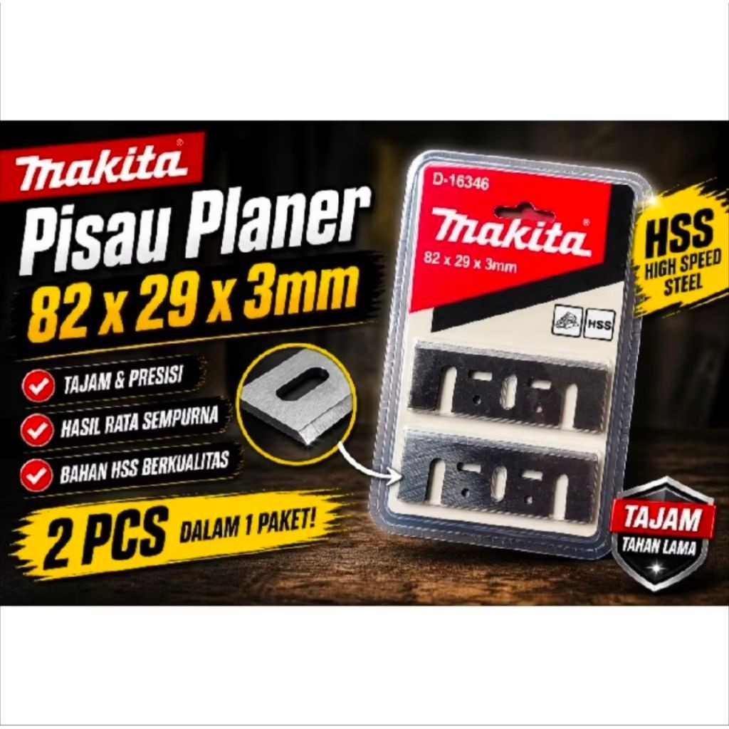 makita TCT hss mata pisau serut makita