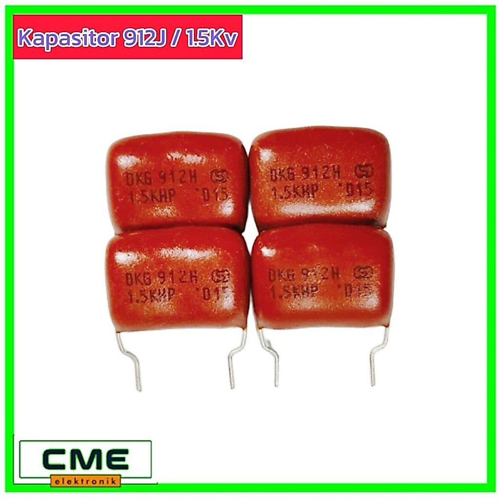 Kapasitor 9n2 / 902J / 9.2n / 1.5kv / 1.6kv / 1500v / 1600v Capasitor Milar Damper Horizontal Resona
