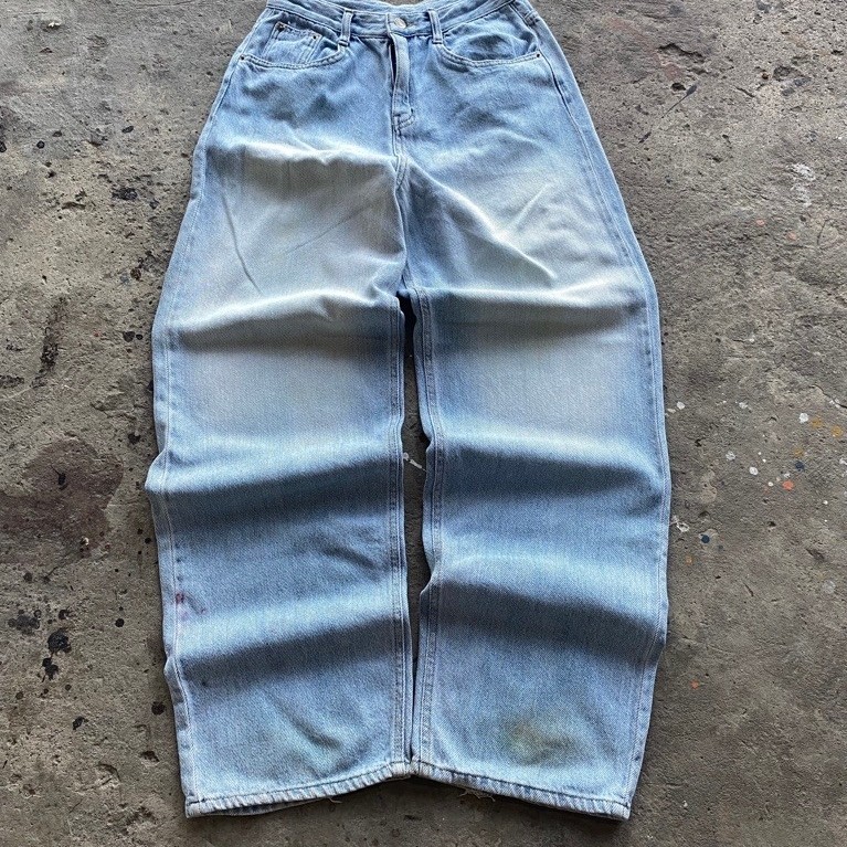 Blue Baggy Jeans