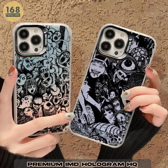 [CUCI GUDANG] Premium Matte Hardcase IMD for Iphone DU563 Junji Ito Casing Handphone Hologram Polyca
