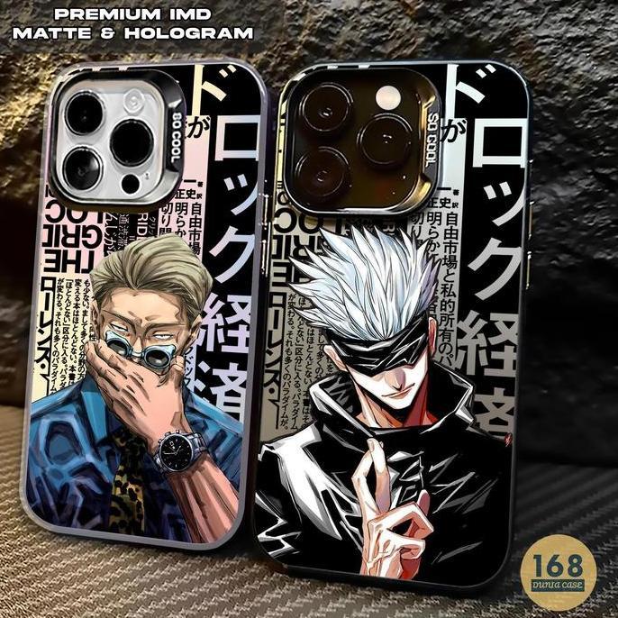 [CUCI GUDANG] Hardcase IMD for Iphone DU415 Jujutsu Kaisen Casing Hologram Polycarbonate Color Handp