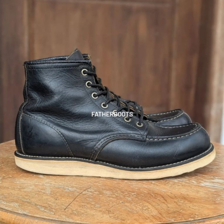Redwing 9075 moctoe boots red wing black