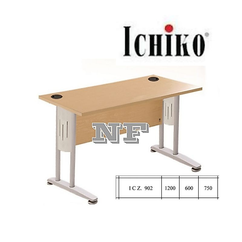 MEJA KANTOR ICHIKO OZZ-DESK ICZ-902 1/2 MEJA + LACI BIRO KAKI OZZ MEJA KERJA