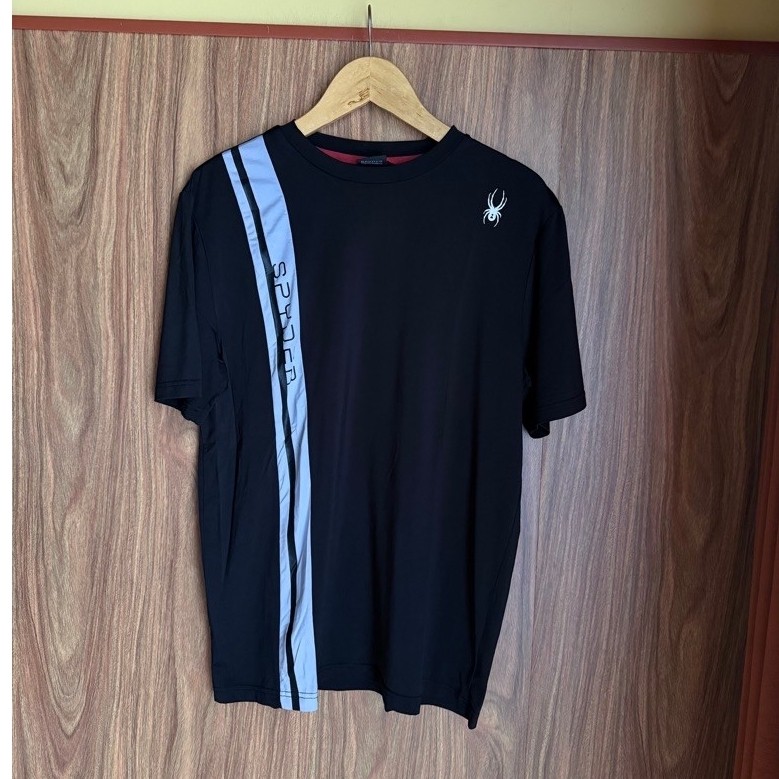 Baju Kaos Dry Fit Spyder Pekat Second