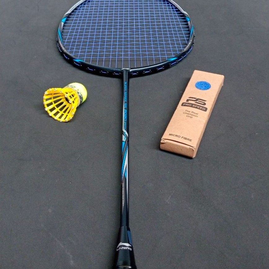 Raket badminton bekas second original lining super series ss 2020 special edition