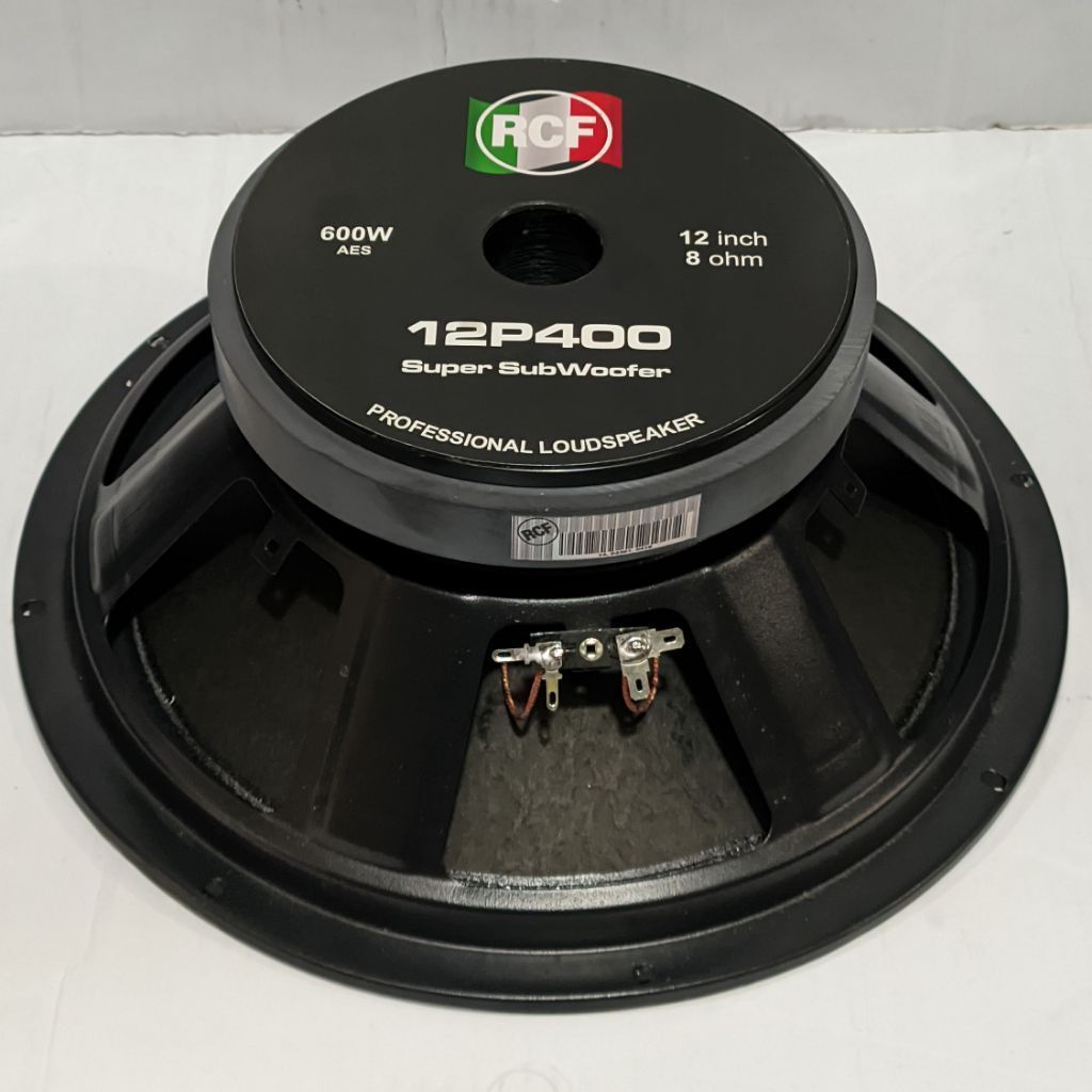 speaker komponen 12 inch Subwoofer/speaker 12 inch RCF 12P400 Body Kaleng VC 3 IN 600 Watt Original 