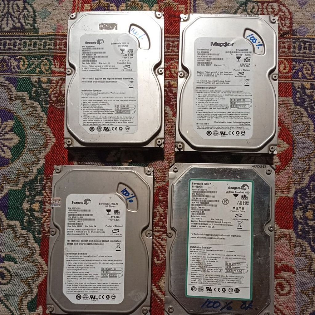 HARDISK 80GB IDE/ATA/ps2  3, NORMAL