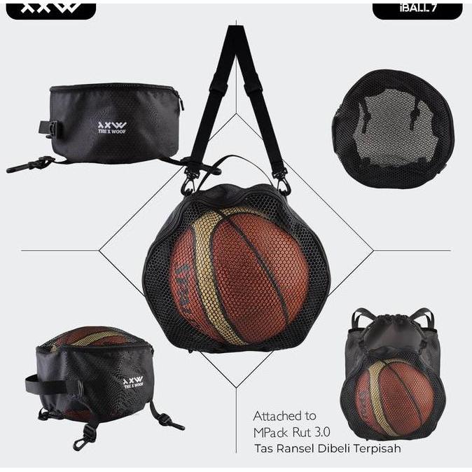 The X Woof iBall1-To Sarung Bola Basket Tas Basket Tas Bola Basket Tas Sepak Bola Tas Futsal Tas Bol