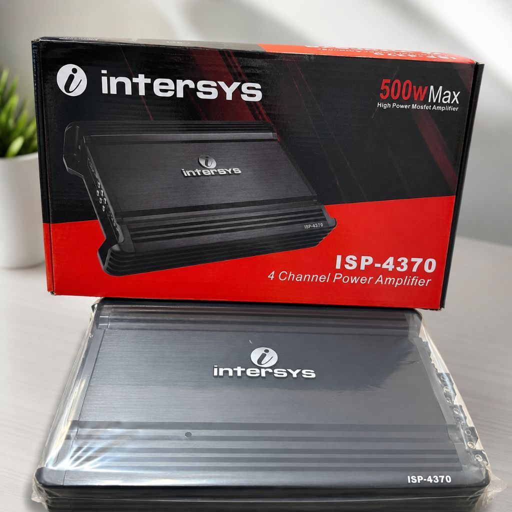 Power Amplifier 4 Channel Intersys ISP-4370// Power Intersys 4 Channel