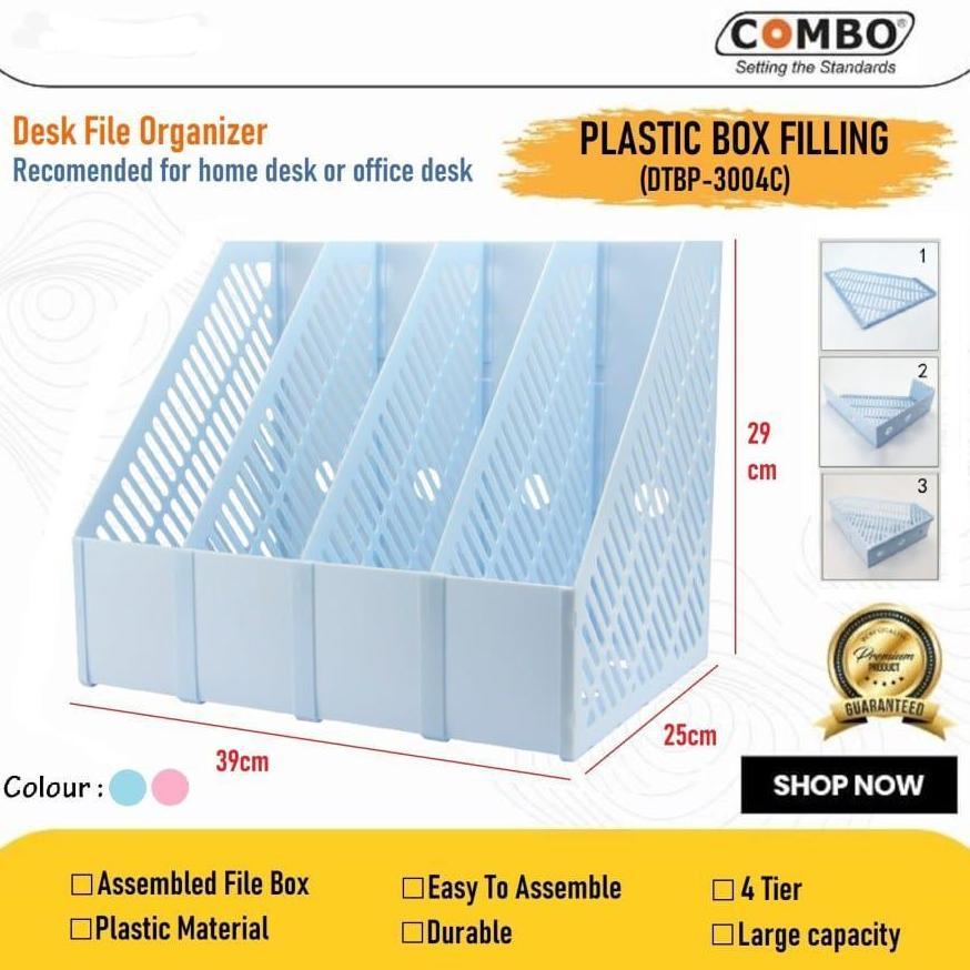 Rak Box File Kantor / Rak Dokumen layer / Document Rack Plastik 3004 Murah