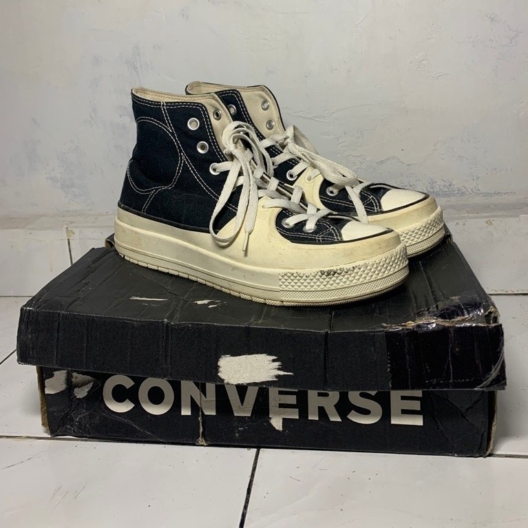 ori PT MAP Converse Construct High Hitam