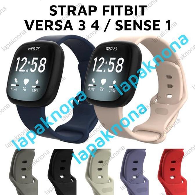 Strap Fitbit Versa 4 / Versa 3 / Sense 1 Watch Tali Jam Silicone