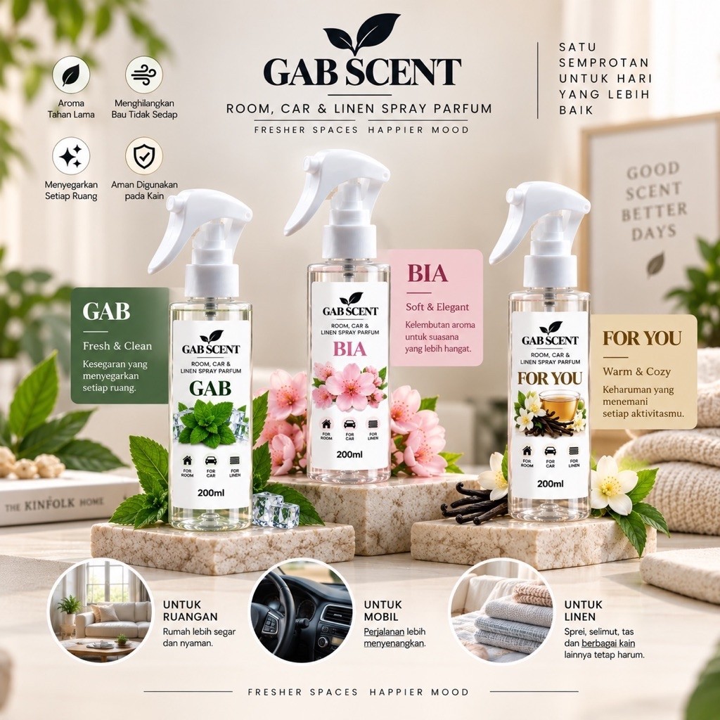 ROOM-CAR-LINEN PARFUM SPRAY