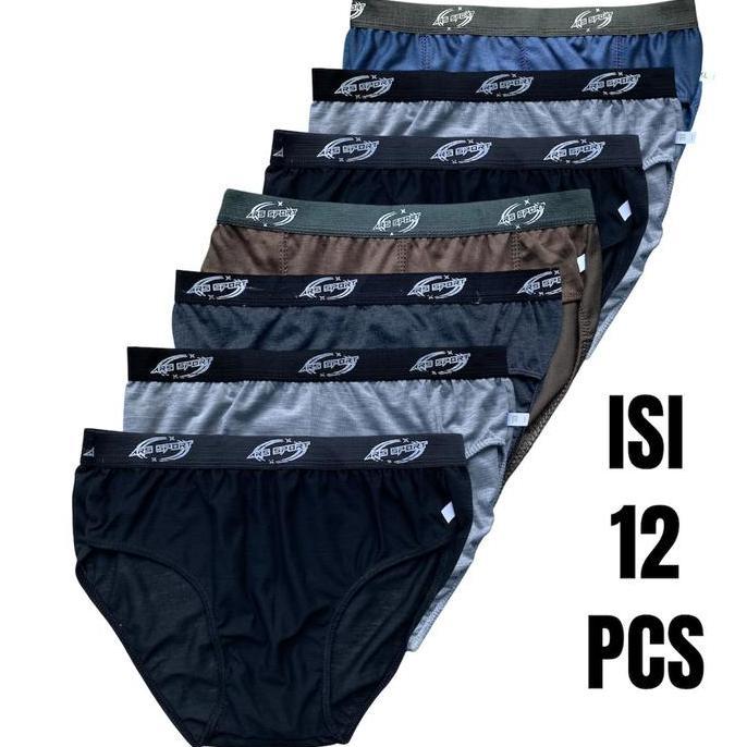 Promo Paket 12 Pcs   Pria//Cd Pria//Boxer Dewasa Celana Dalam Hernia