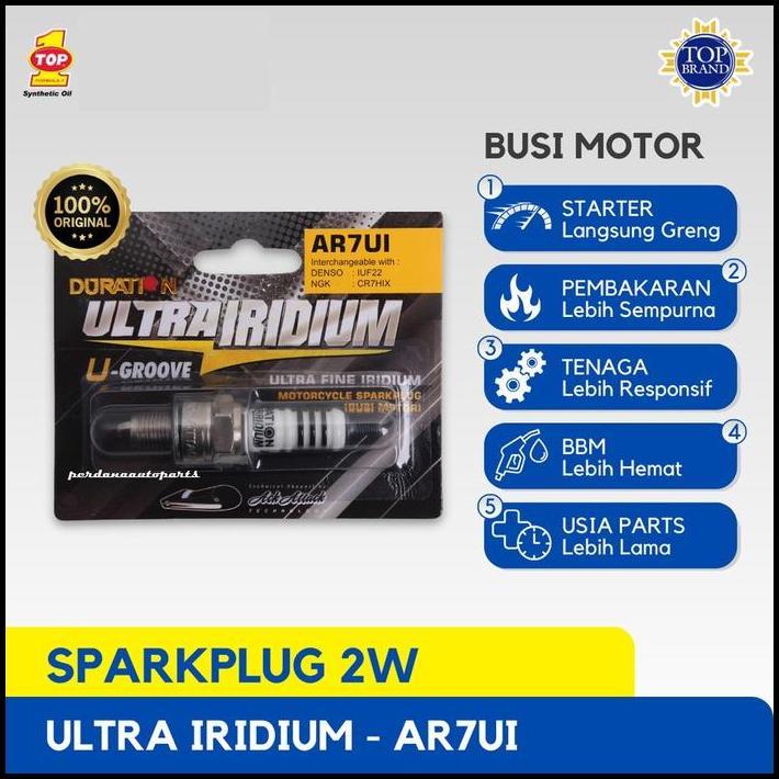 TERBARU BUSI ULTRA IRIDIUM YAMAHA FREEGO, FREEGO S ASLI ORIGINAL DURATION 
