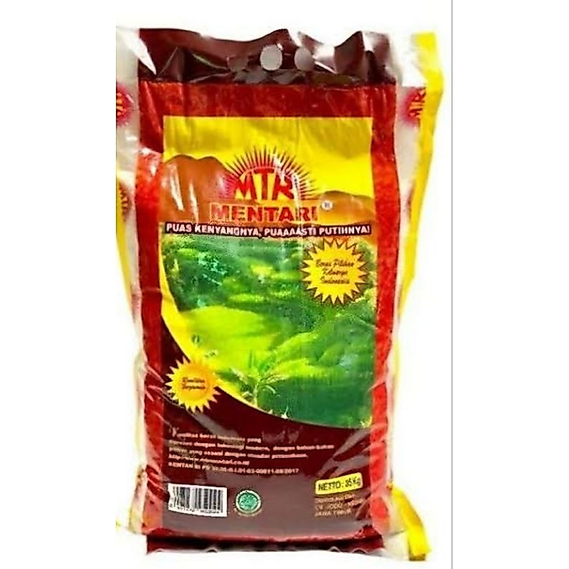 Beras MENTARI kemasan 25kg khusus INSTANT